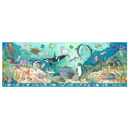 Melissa & Doug Beneath the Waves Search + Find Floor Puzzle - 48 Pieces 4493
